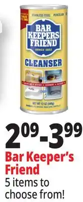 Ocean State Job Lot Bar Keepers Friend Multipurpose Cooktop Cleaner 13 oz offer