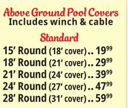 Ocean State Job Lot Commercial Grade Winter Pool Covers offer