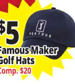 Ocean State Job Lot Famous Maker Golf Hats offer
