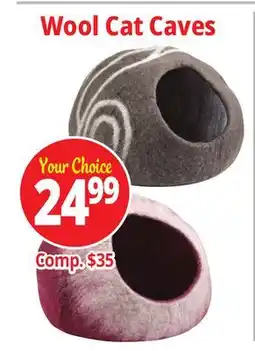 Ocean State Job Lot Wool Cat Caves offer