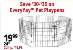 Ocean State Job Lot EveryYay Pet Playpens offer