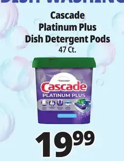 Ocean State Job Lot Cascade Platinum Plus Dishwasher Pods 47 Ct offer
