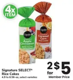 Albertsons Signature SELECT Rice Cakes offer