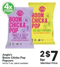Albertsons Angie's Boom Chicka Pop Popcorn offer