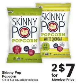 Albertsons Skinny Pop Popcorn offer