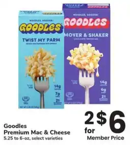 Albertsons Goodles Premium Mac & Cheese offer