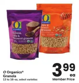 Albertsons O Organics Granola offer