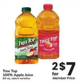 Albertsons Tree Top 100% Apple Juice offer