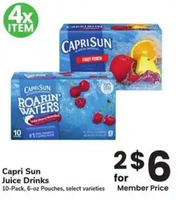 Albertsons Capri Sun Juice Drinks offer