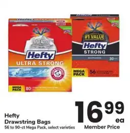 Albertsons Hefty drawstring bags offer