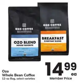 Albertsons Ozo Whole Bean Coffee offer