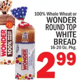 C Town WONDER ROUND TOP WHITE BREAD offer