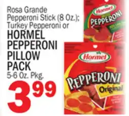 C Town HORMEL PEPPERONI PILLOW PACK 5-6 Oz. Pkg offer