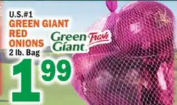 C Town GREEN GIANT RED ONIONS offer