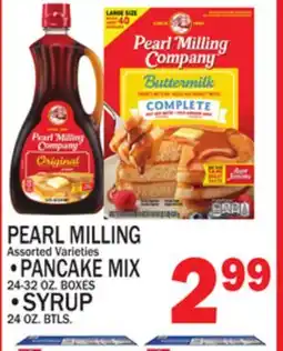 C Town PEARL MILLING PANCAKE MIX 24-32 OZ. BOXES, SYRUP 24 OZ. BTLS offer