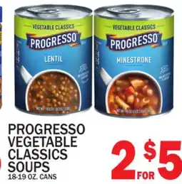 C Town PROGRESSO VEGETABLE CLASSICS SOUPS offer
