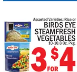 C Town BIRDS EYE STEAMFRESH VEGETABLES offer