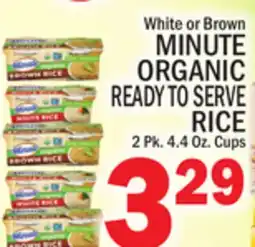 C Town MINUTE ORGANIC READY TO SERVE RICE offer
