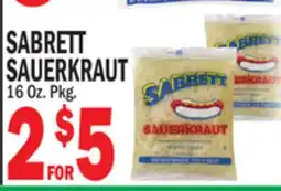 C Town SABRETT SAUERKRAUT offer