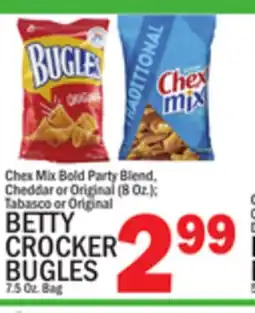 C Town BETTY CROCKER BUGLES 7.5 Oz. Bag offer
