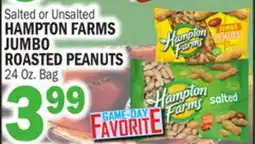 C Town HAMPTON FARMS JUMBO ROASTED PEANUTS offer