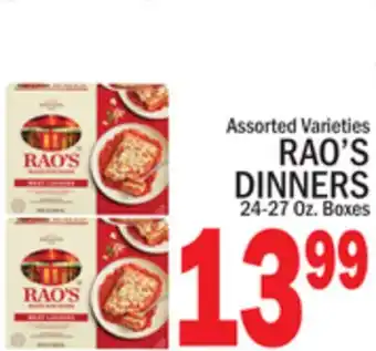 C Town RAO'S DINNERS offer