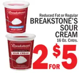 C Town BREAKSTONE'S SOUR CREAM offer