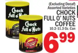 C Town CHOCK FULL O'NUTS COFFEE offer