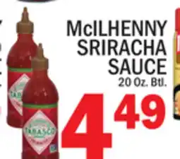 C Town McILHENNY SRIRACHA SAUCE offer