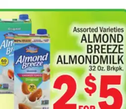 C Town ALMOND BREEZE ALMONDMILK offer
