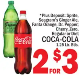 C Town COCA-COLA 1.25 Ltr. Btls offer