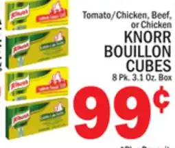 C Town KNORR BOUILLON CUBES offer