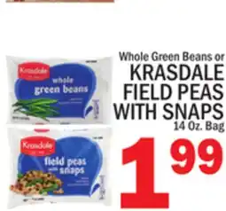 C Town KRASDALE FIELD PEAS WITH SNAPS offer