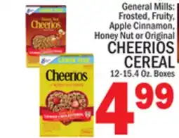 C Town GENERAL MILLS CHEERIOS CEREAL offer
