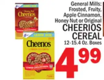 C Town GENERAL MILLS CHEERIOS CEREAL offer