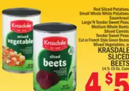 C Town KRASDALE SLICED BEETS offer