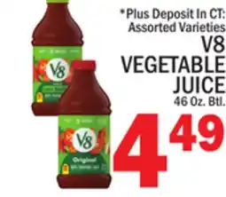 C Town V8 VEGETABLE JUICE offer