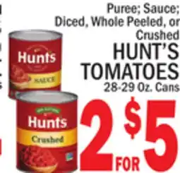 C Town HUNT'S TOMATOES offer