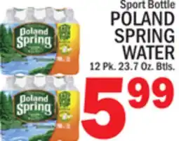 C Town POLAND SPRING WATER offer