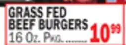 C Town GRASS FED BEEF BURGERS offer