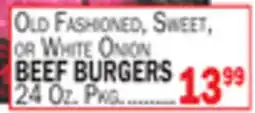 C Town BEEF BURGERS offer