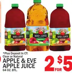 C Town APPLE & EVE APPLE JUICE offer