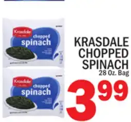 C Town KRASDALE CHOPPED SPINACH offer