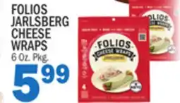 C Town FOLIOS JARLSBERG CHEESE WRAPS offer