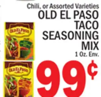 C Town OLD EL PASO TACO SEASONING MIX offer