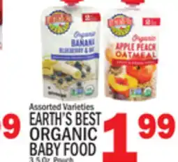 C Town EARTH'S BEST ORGANIC BABY FOOD offer