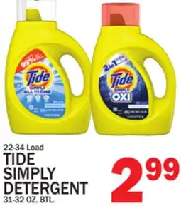 C Town TIDE SIMPLY DETERGENT offer