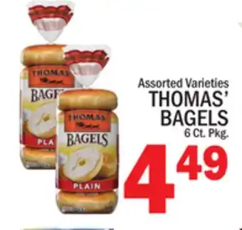 C Town THOMAS' BAGELS offer
