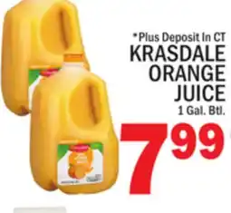 C Town KRASDALE ORANGE JUICE offer