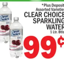 C Town CLEAR CHOICE SPARKLING WATER offer